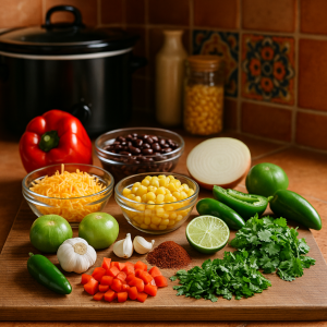Zesty Taco soup AI image